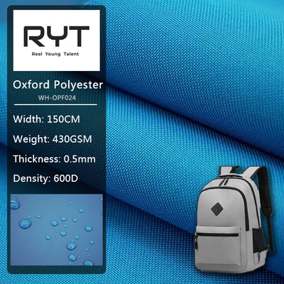 High Elastic 600D 100% Polyester Waterproof PVC Fabric Durable For Bags