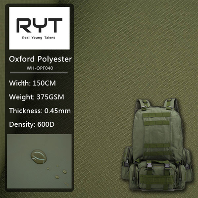 600D PVC Custom Fabric Waterproof And Durable Fabric For 3C Series Luggage And Outdoor Production