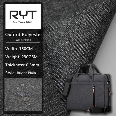 OEM ODM Poly Oxford Fabric Durable Bright Plain Backpack Material