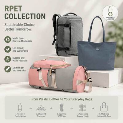 rPET Football Texture Fabric | 250D Recycled Polyester | Sports Bag Wholesale Supplier