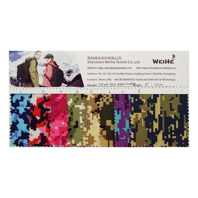 900×600 Yarn Printed Polyester Fabric 900D Digital Camo Fabric