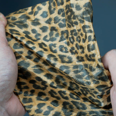 75gsm Leopard Print Tyvek Fabric Recycled Custom Pattern Printed