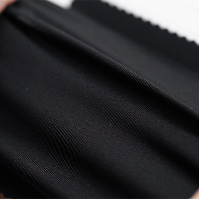 Undershirt Clothing 88% Recycled Polyester Spandex Fabric 0.45mm High Elastic