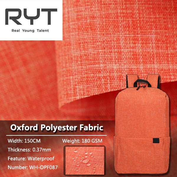 180GSM Waterproof PU Fabric For Outdoor Product Home Textile Furnishing