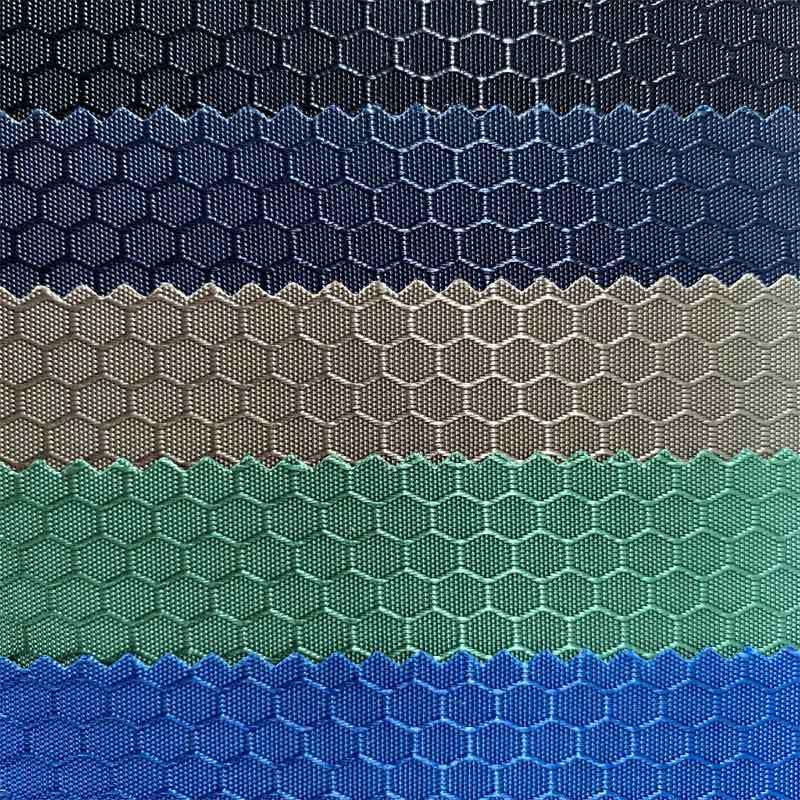 rPET Football Texture Fabric | 250D Recycled Polyester | Sports Bag Wholesale Supplier