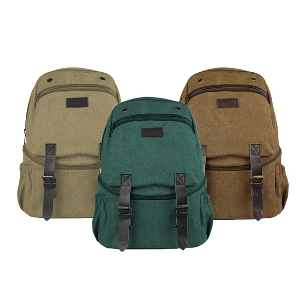OEM ODM Outdoor Waterproof Backpack Multi Space Canvas Dslr Camera Bag